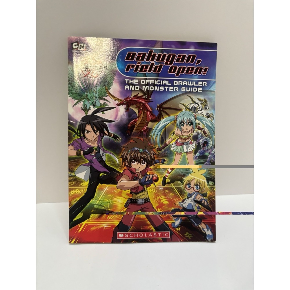 Bakugan Battle Brawlers Official Handbook Used Softcover 2008 Cartoon‎ Netwook